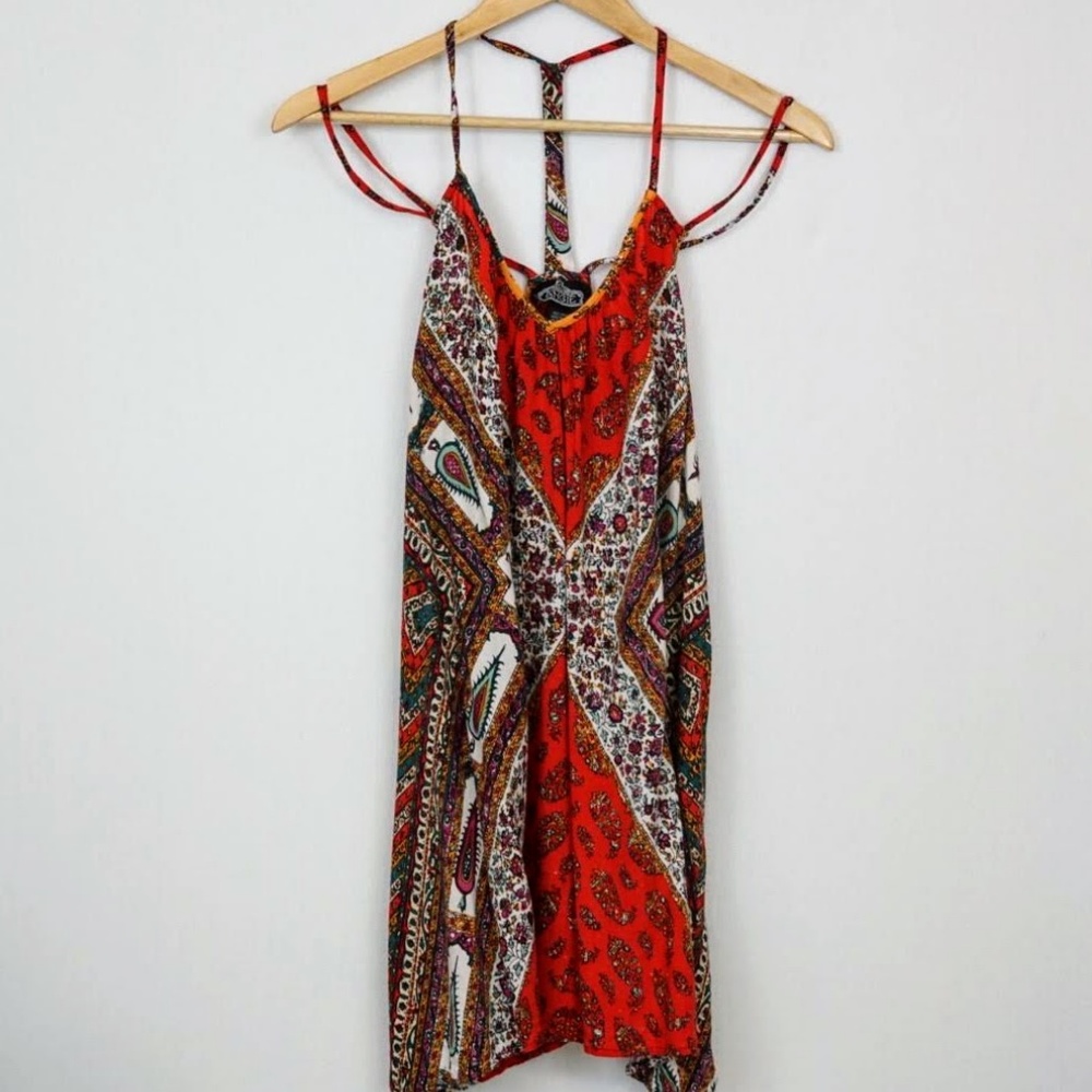 3/$10 Sale Angie Mini Dress Boho Festival Sundress